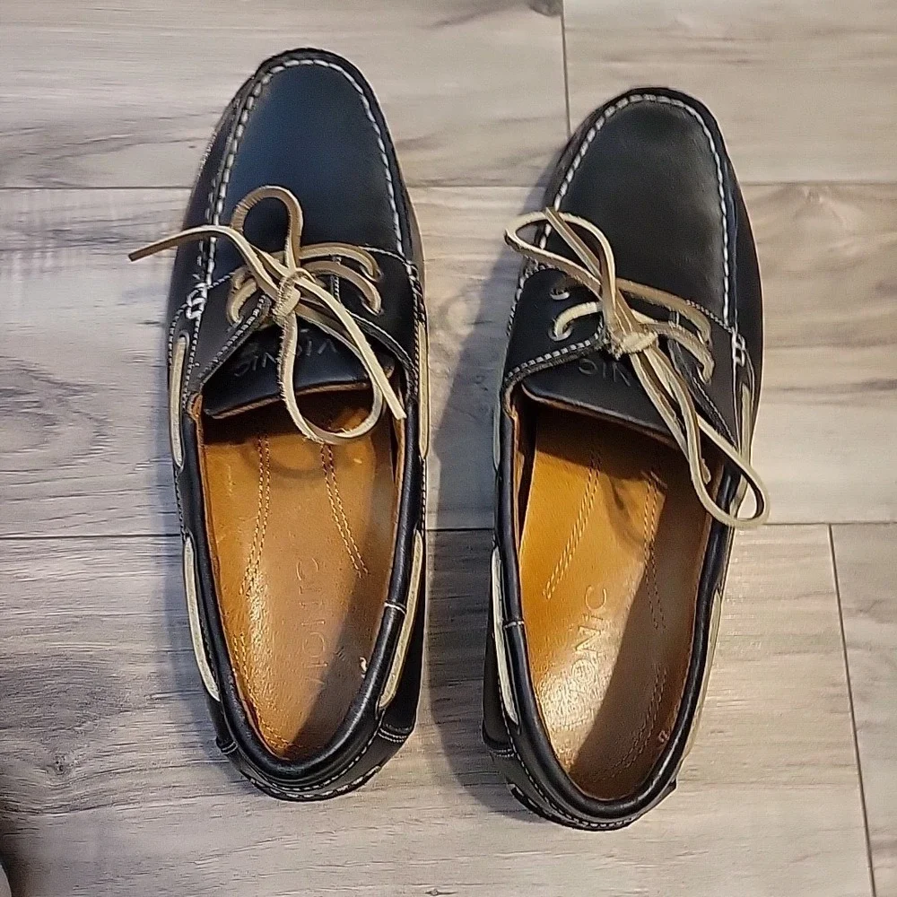 Vionic Loafer Boat Shoes Mens Size 10 Blue Lace Up‎ Shoes